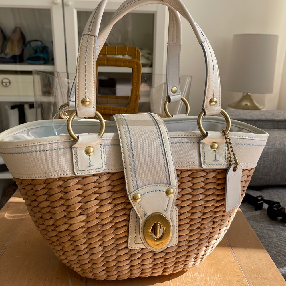 Coach Straw Bag